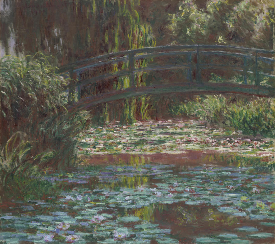 Claude Monet. Water Lily Pond, 1900. The Art Institute of Chicago, Mr. and Mrs. Lewis Larned Coburn Memorial Collection.