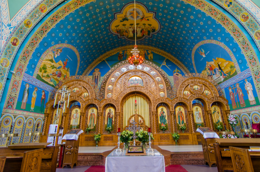 Sts. Volodymyr interior in Ukrainian Village