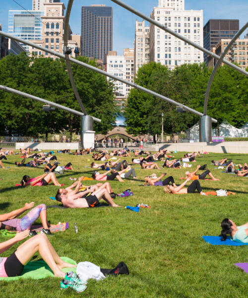 Millennium Park Summer Workouts