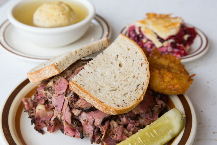 Roast beef sandwich from Manny's Deli in Chicago