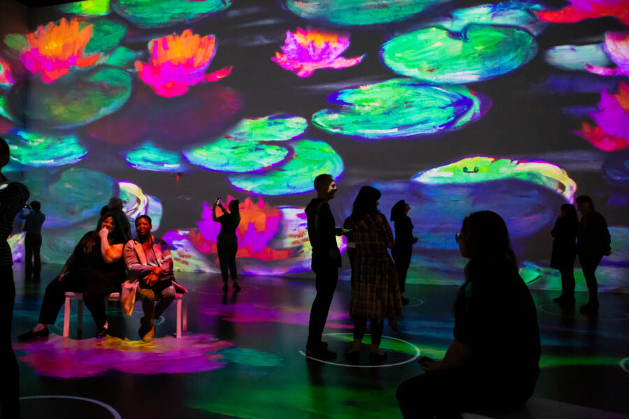 Immersive Monet and the Impressionists; photo by Patrick Hodgon