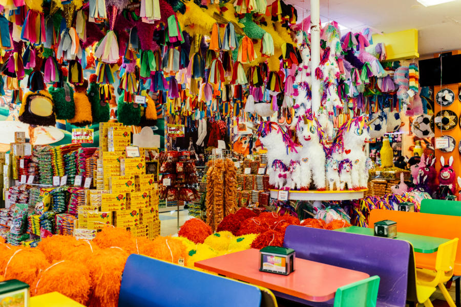 A colorful candy store in Little Village