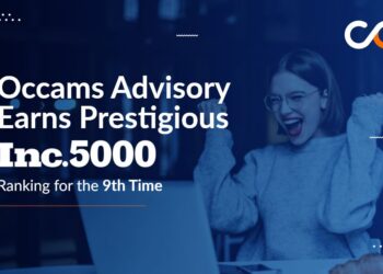 Occams Advisory Earns 9th Inc. 5000 Honor, Soars to No. 798 in 2025